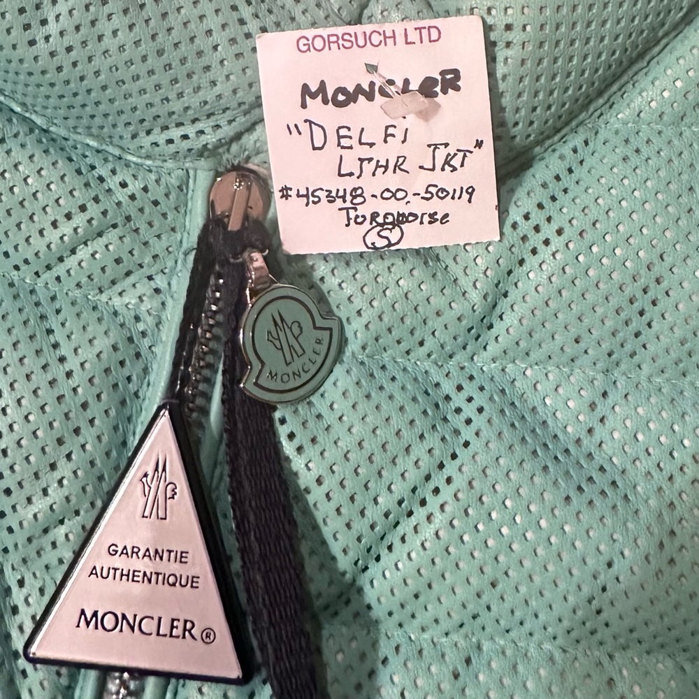 Moncler Perforated Leather Jacket (NWT) - Picture 5 of 8